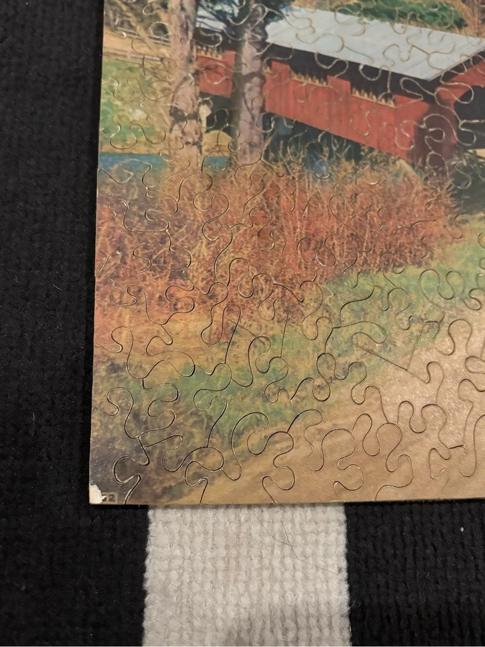 Vintage Northwoods Workshop Wood Puzzle #339 Old Landmark 304 pc Minocqua WI